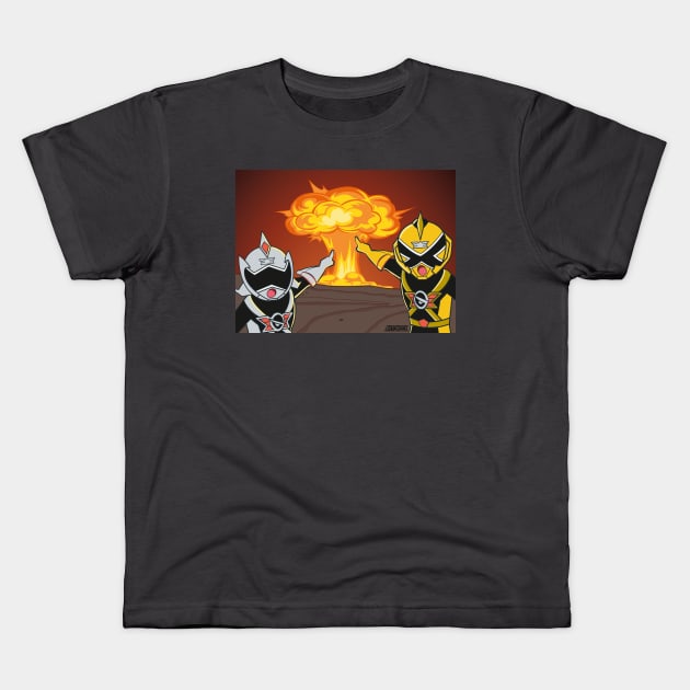 Power rangers RPM out of context Kids T-Shirt by Antoneox